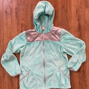 Free Country Girls Size 16 Turquoise Fleece Jacket